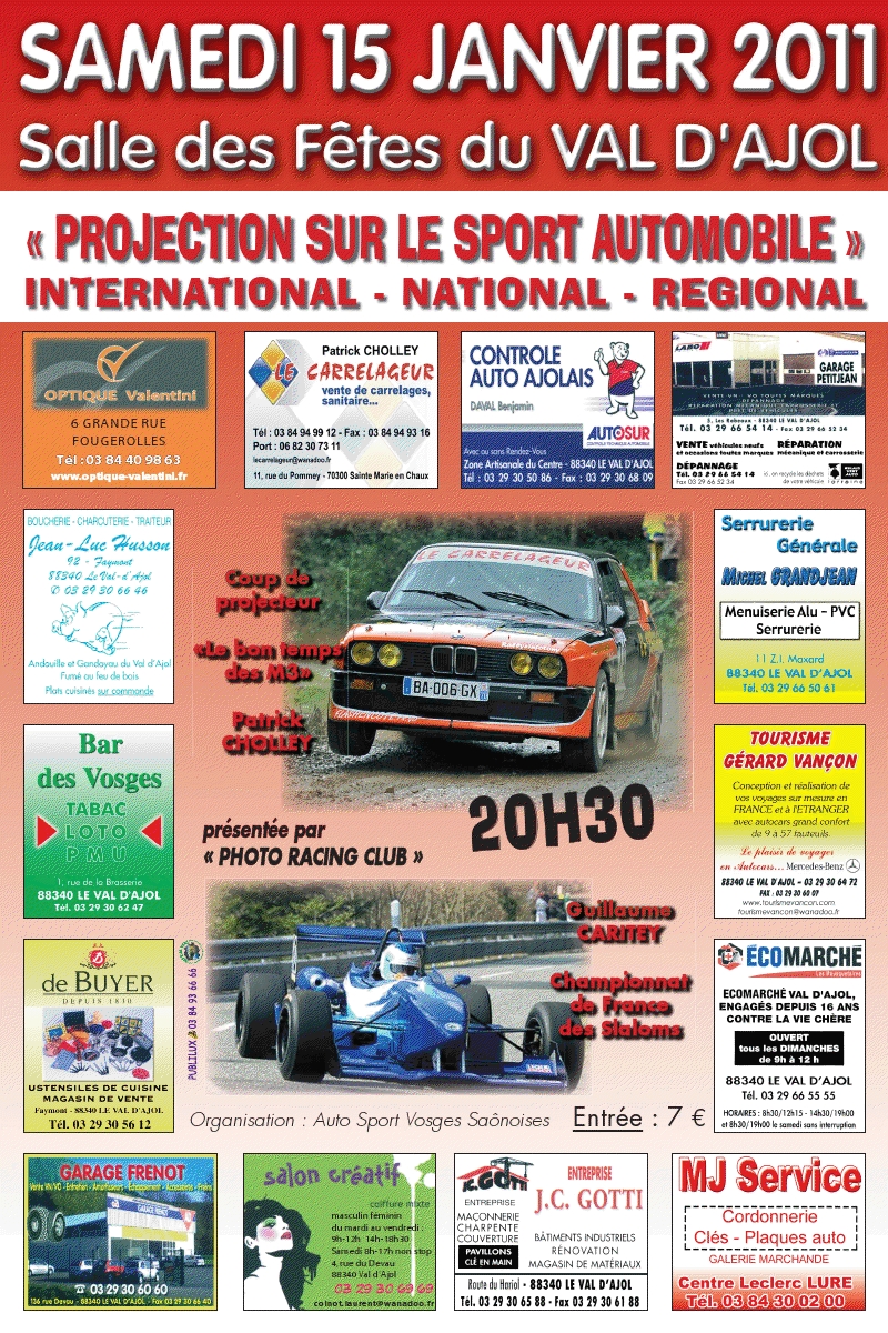 Projection sur le Sport Automobile